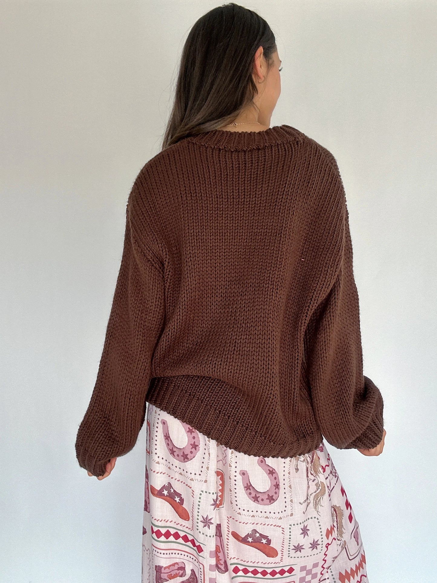 Cozy Nashville Knit Sweater W461