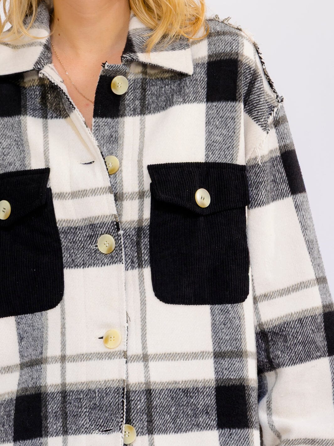 My Fav Plaid Shacket W462