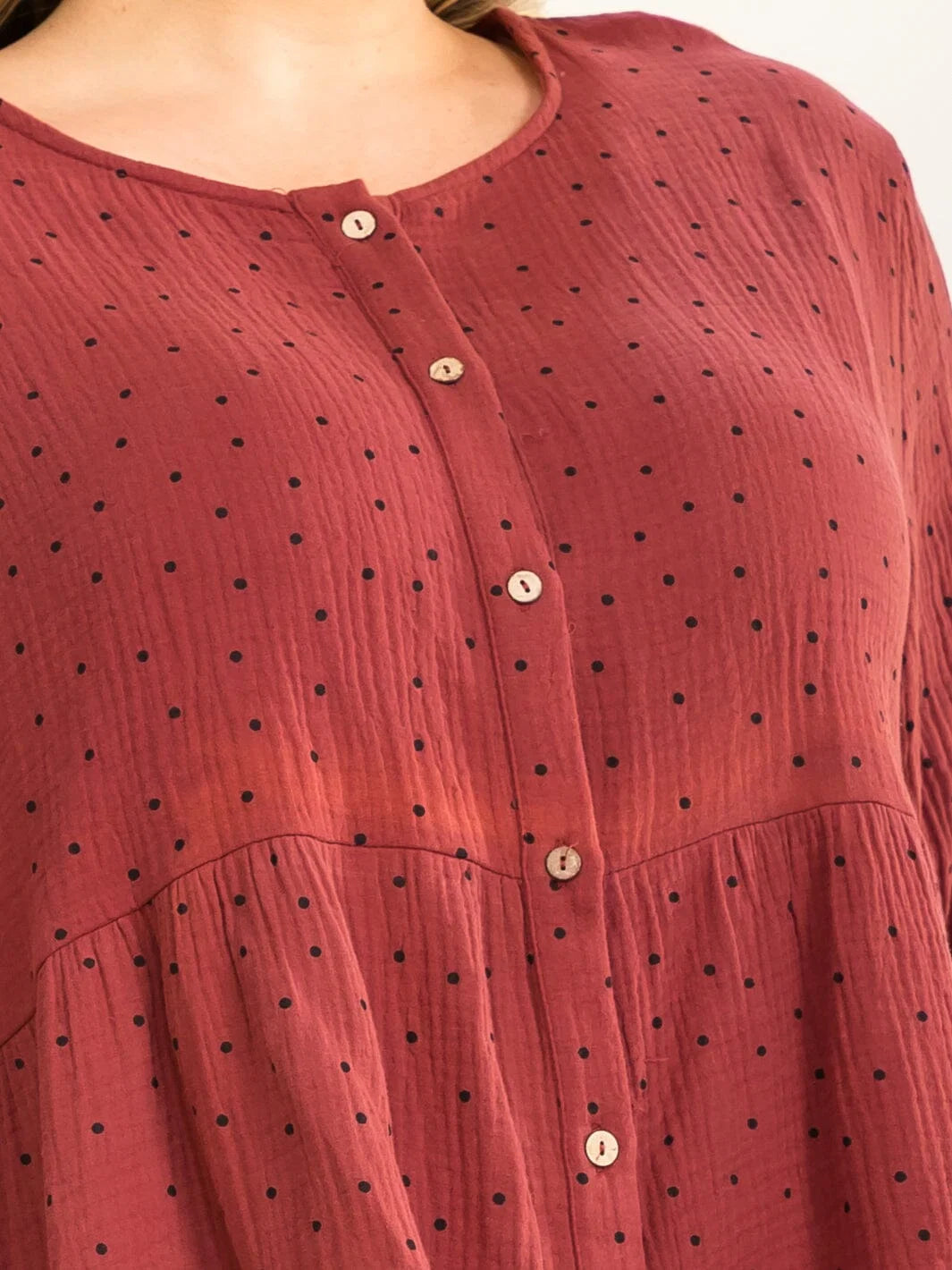 Vintage Washed Curvy Top W467
