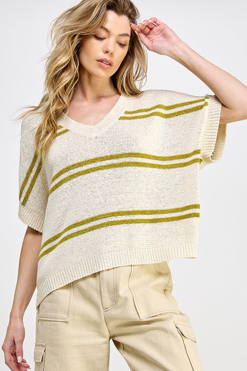 Cozy Knit Sweater Top W469