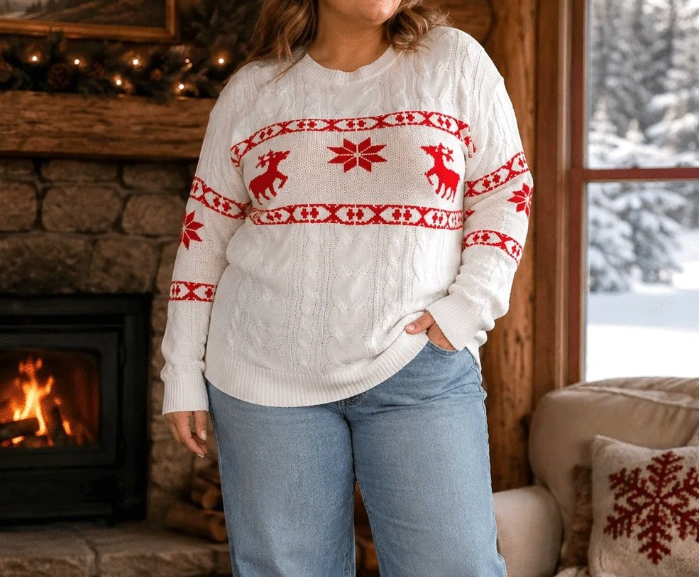 My Curvy Holiday Sweater W472