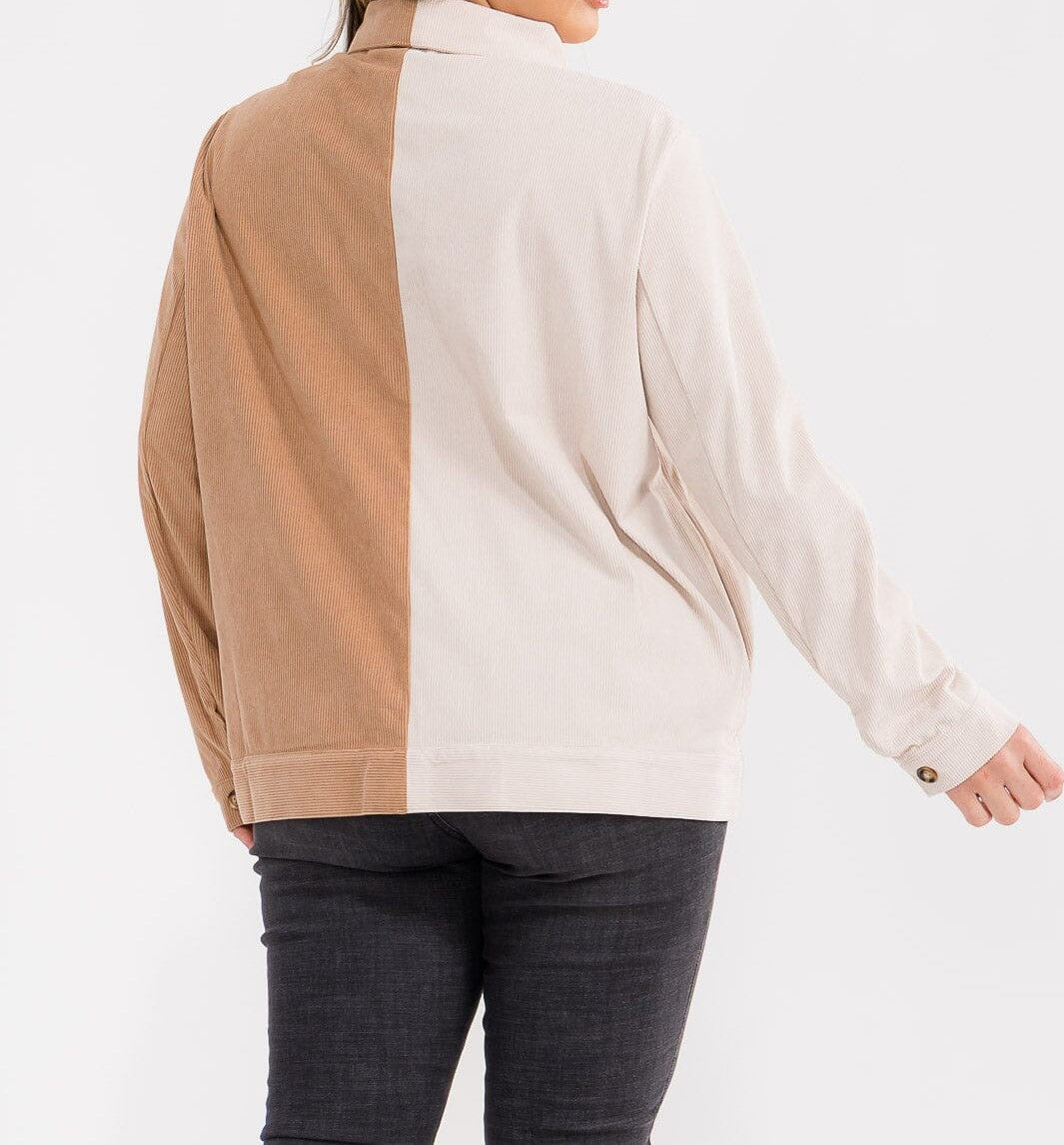 Fresh Look Curvy Corduroy Top W473