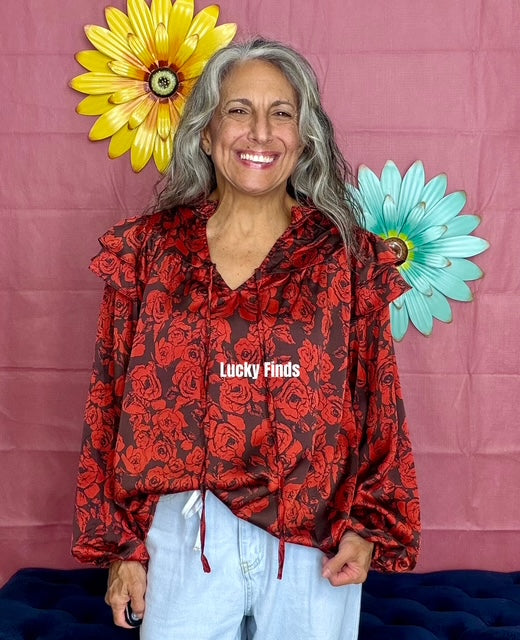 Entro Floral Print Top W475