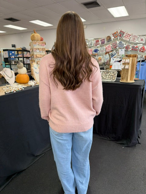 Pumpkins Bowl Sweater Top W482