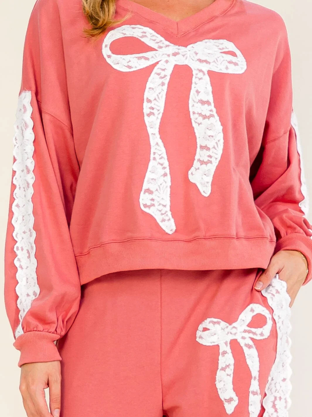 Girly Bow Lounge Set W484