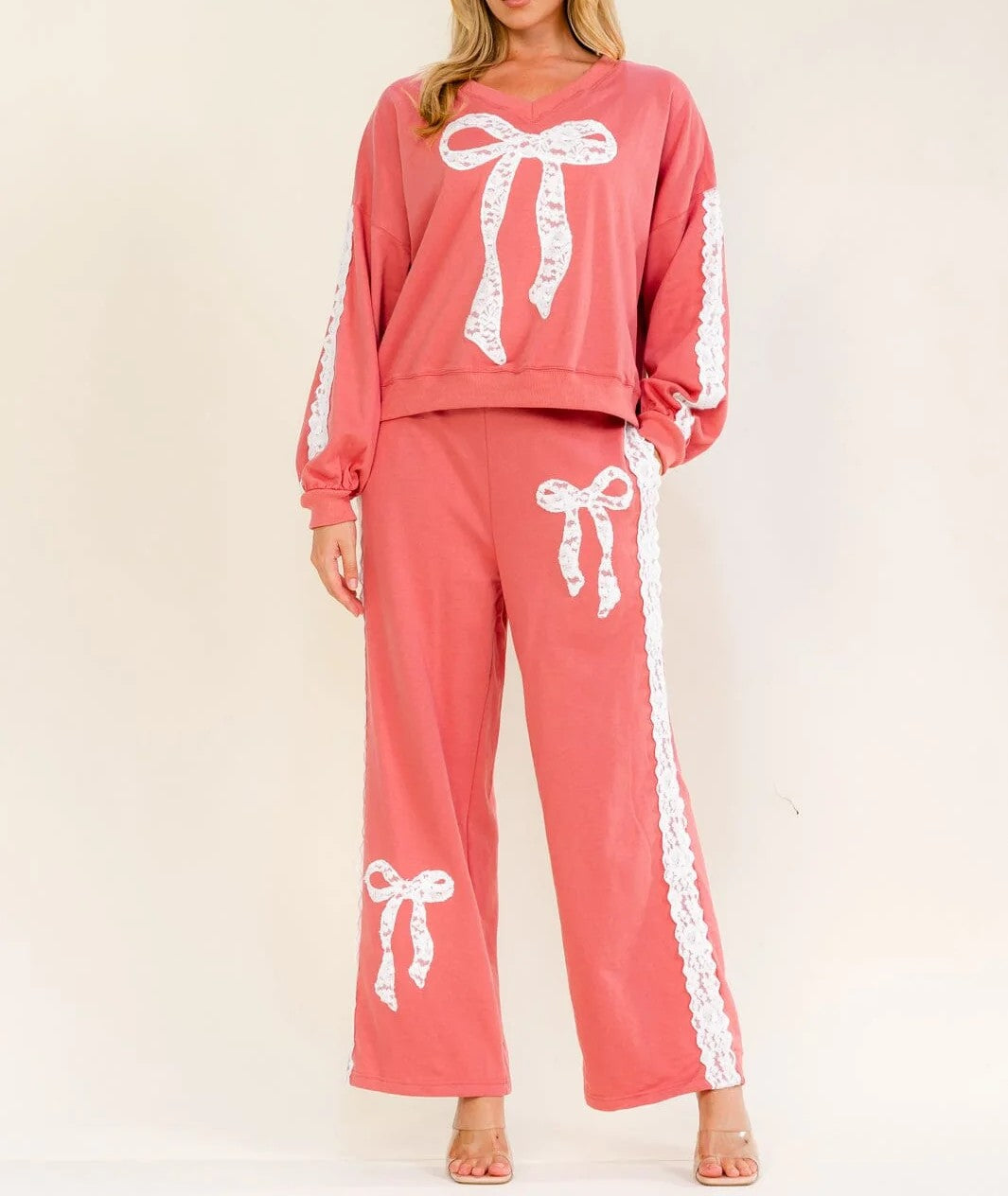 Girly Bow Lounge Set W484