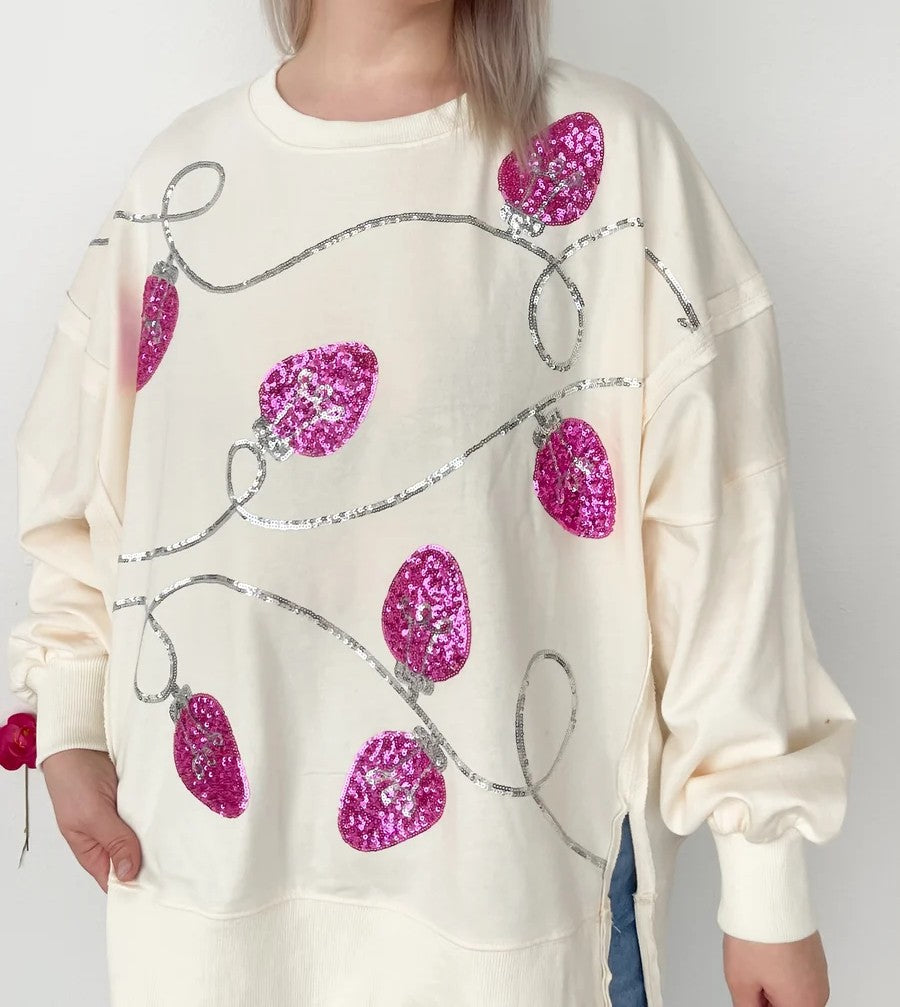 Holiday Sequin Sweatshirt W493