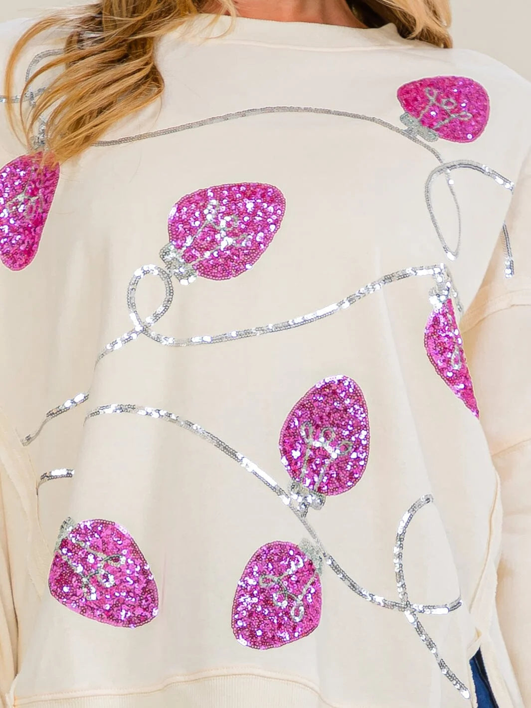 Holiday Sequin Sweatshirt W493