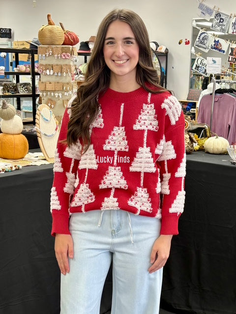 Christmas Tree Sweater Top W497