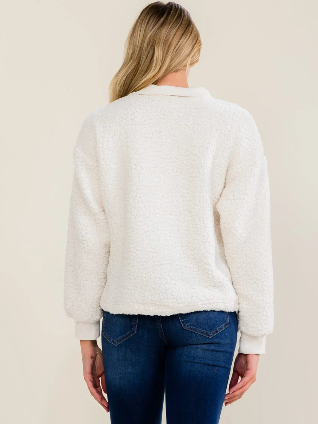 Merry Christmas Sherpa Top W501