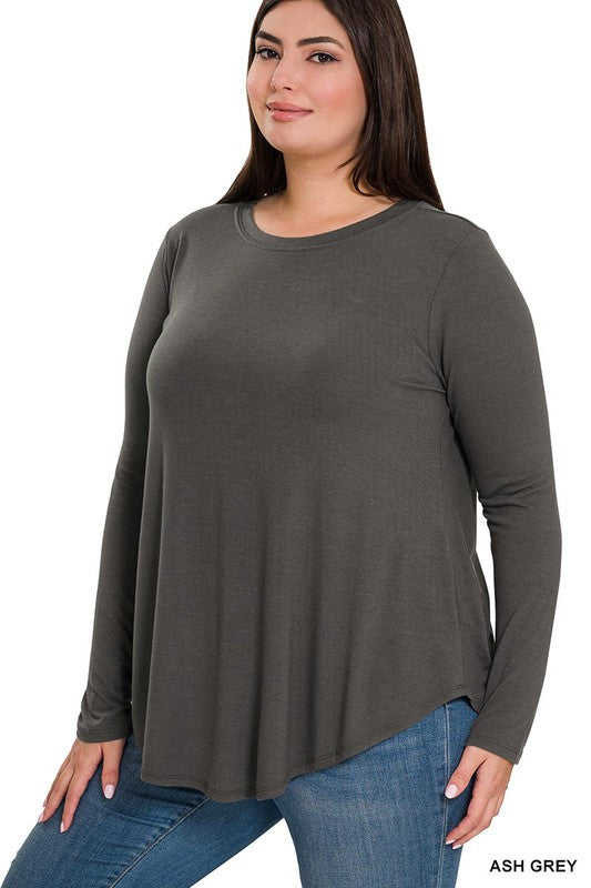 Basic Curvy Top Z741