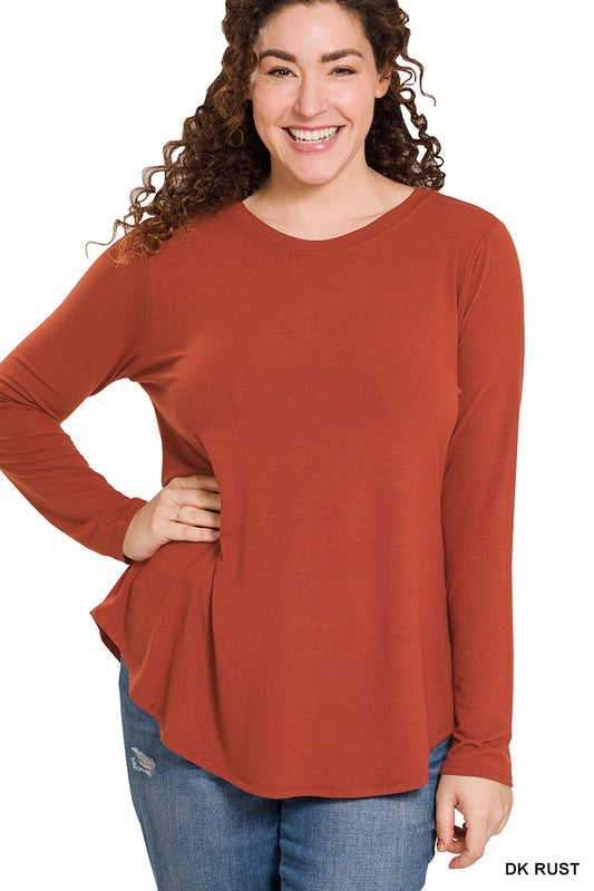 Basic Curvy Top Z741