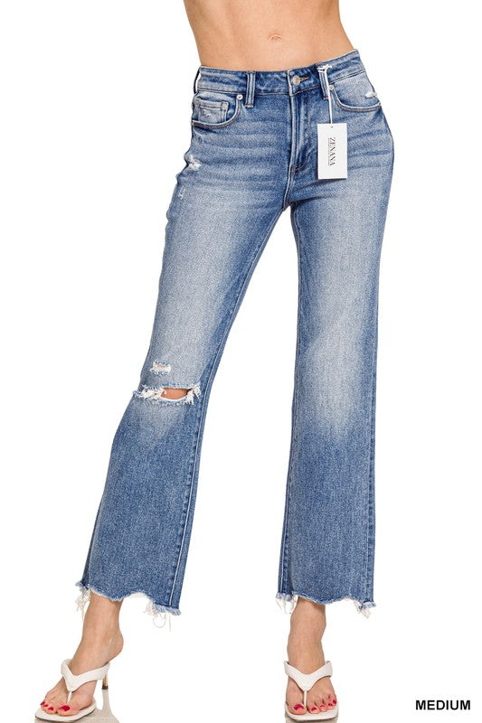 Weekend Distressed Knee Jeans Z774