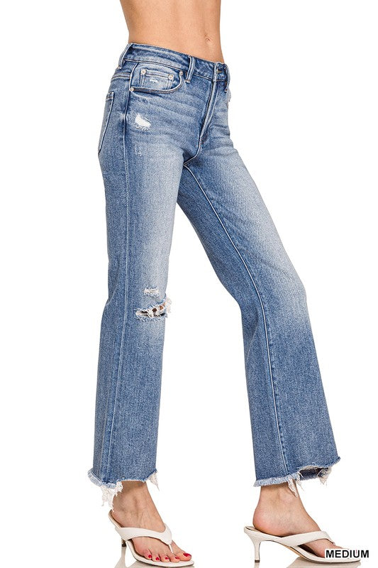 Weekend Distressed Knee Jeans Z774