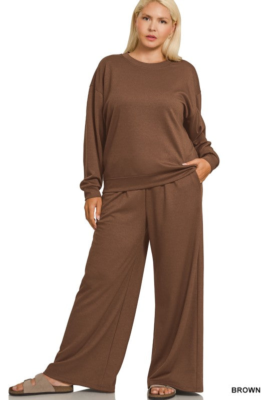 NYC Curvy Scuba Pants Set Z782