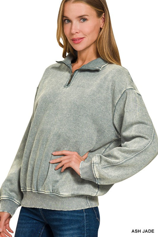 Staying True Pullover Top Z786