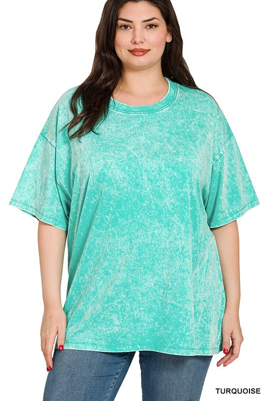 New Go To Washed Top Z814