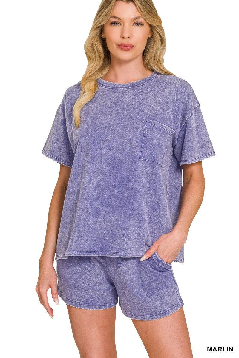 Walk By You Shorts Set Z826