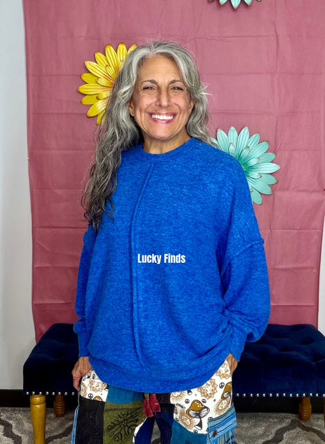 Cozy Season Oversized Sweater Top Z833