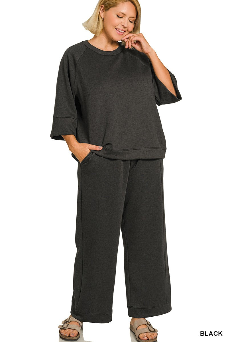 Fancy Scuba Pants Set Z835