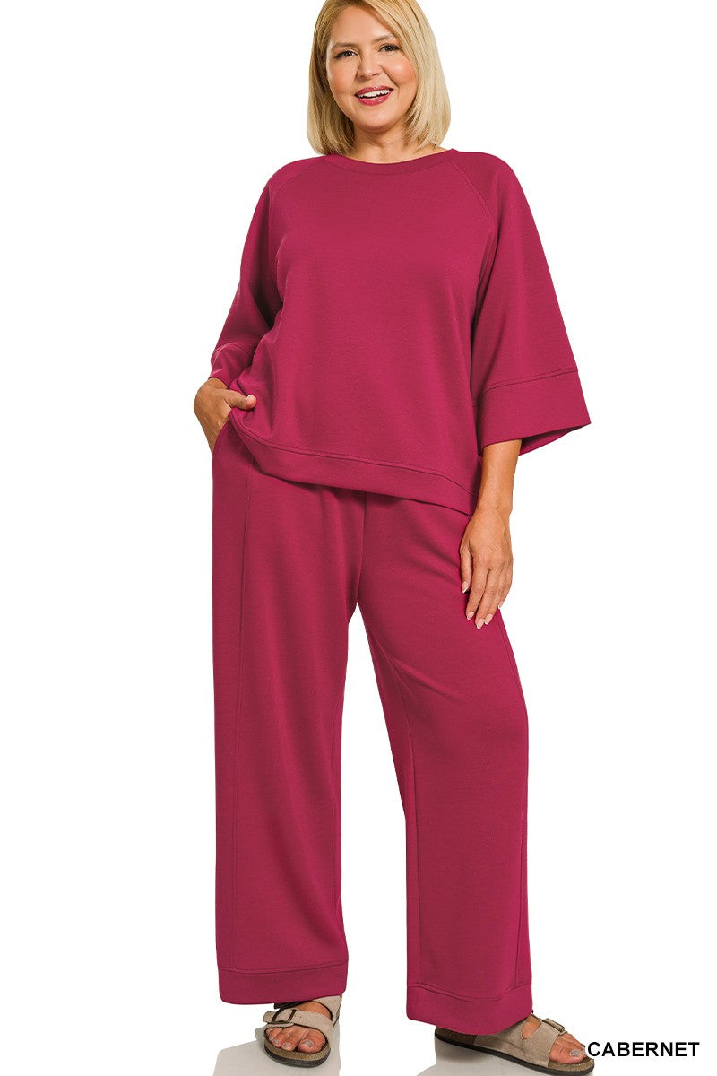Fancy Scuba Pants Set Z835