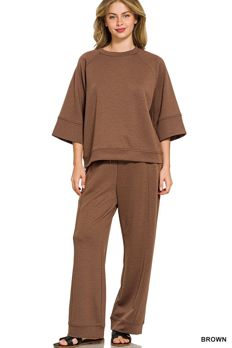 Fancy Scuba Pants Set Z838