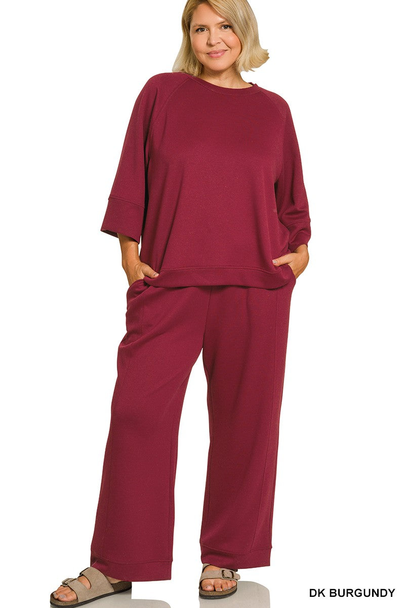 Fancy Scuba Pants Set Z838