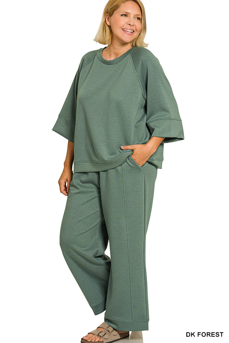 Fancy Scuba Pants Set Z838