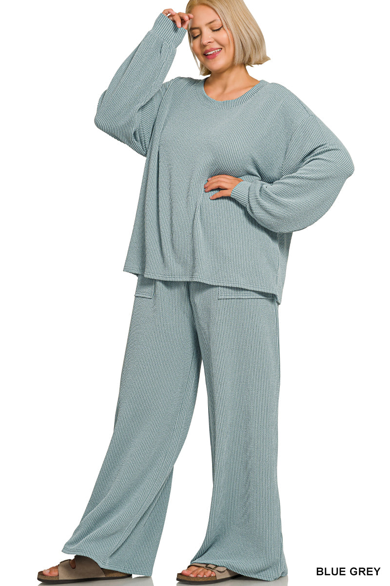 Adorable Curvy Pants Set Z841