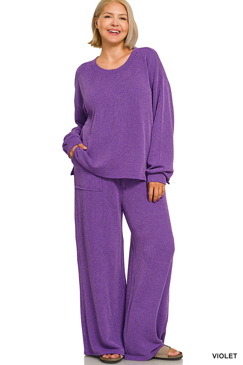 Adorable Curvy Pants Set Z841