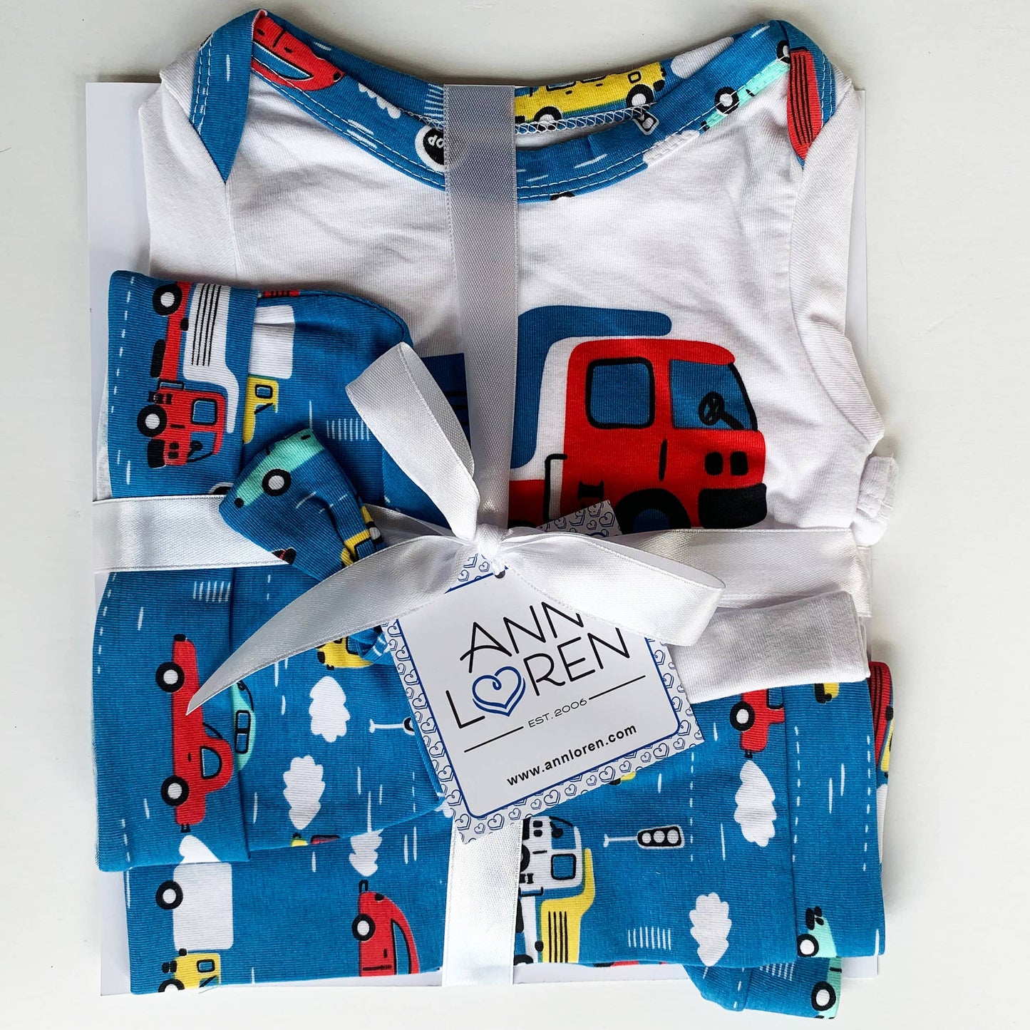 K103 Boys 3 pc Baby Onesie Cars & Trucks