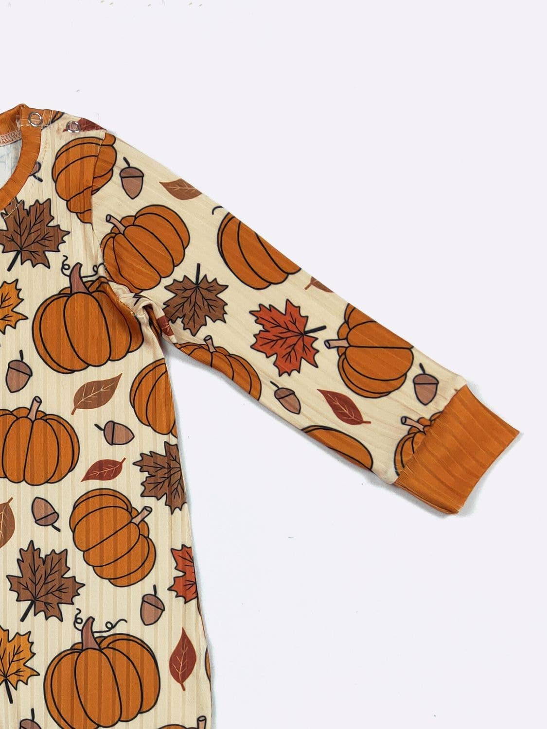 K169 Harvest Pumpkin Boy Romper