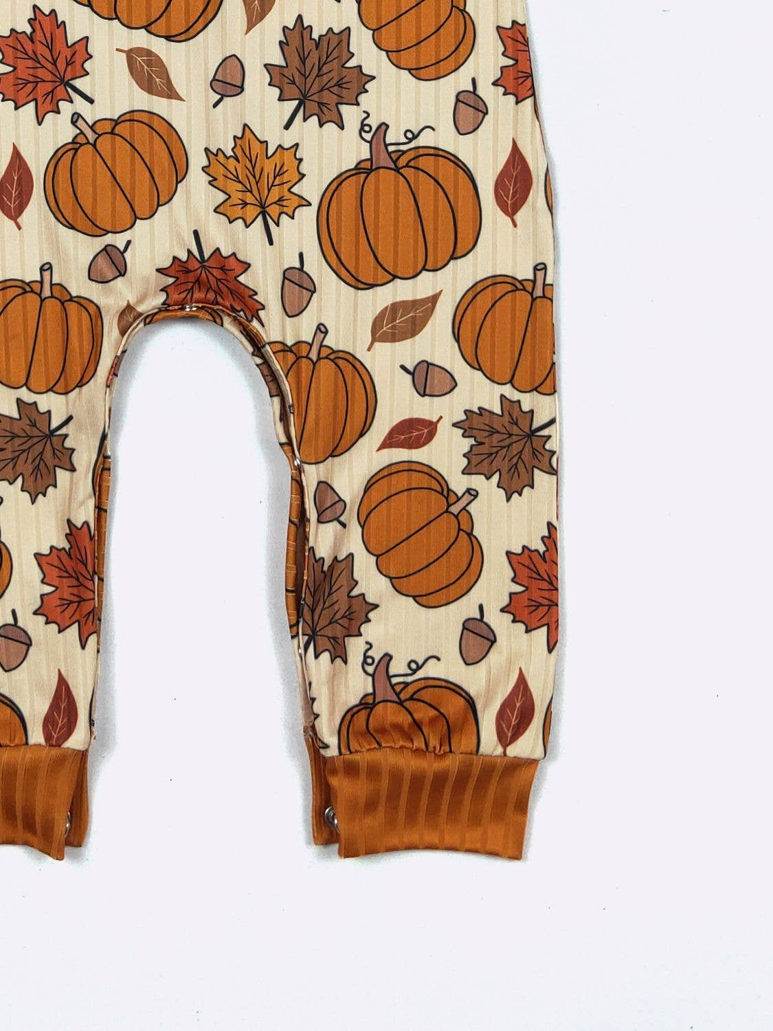 K169 Harvest Pumpkin Boy Romper