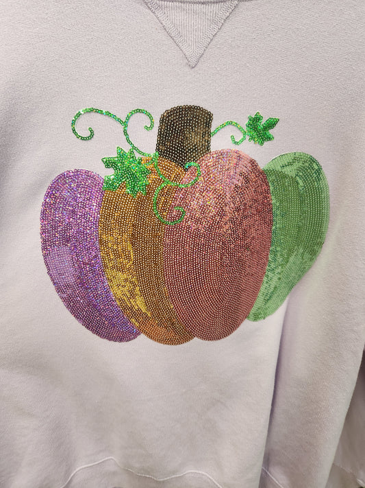 Sequin Pumpkin sweatshirt CP1004