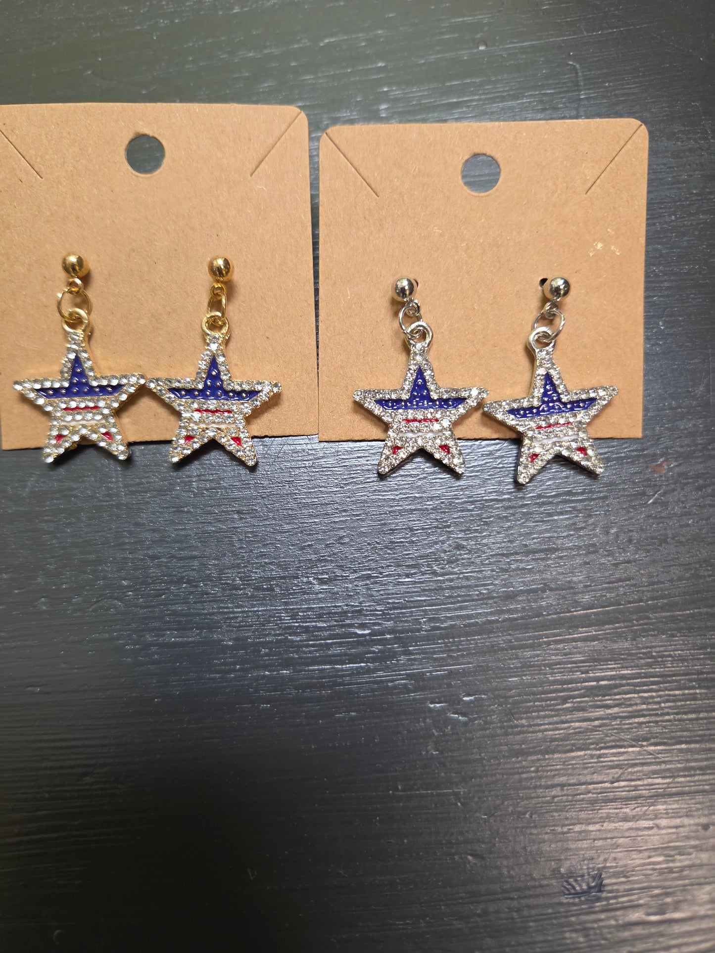 Red White and Blue Earrings