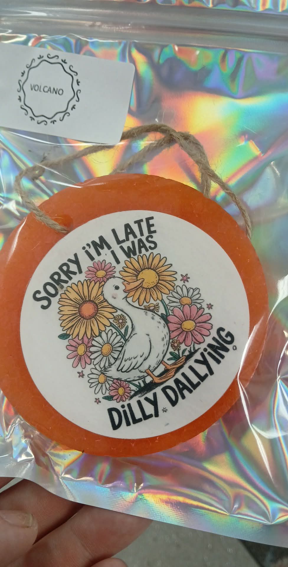 Volcanca Car Freshie Peach