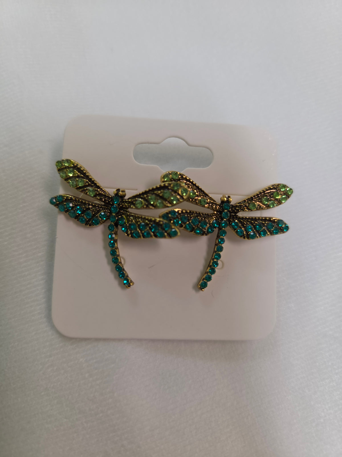 Dragonfly crystal earrings E01