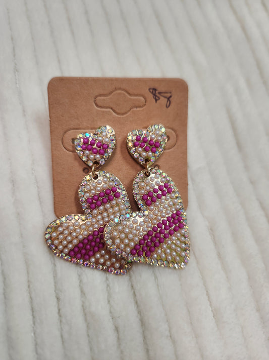 Jv402 color of love earrings