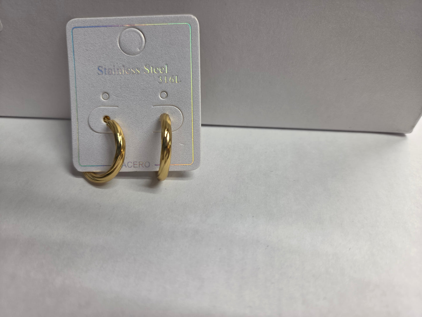 Engraved Swirl Hoop Earrings