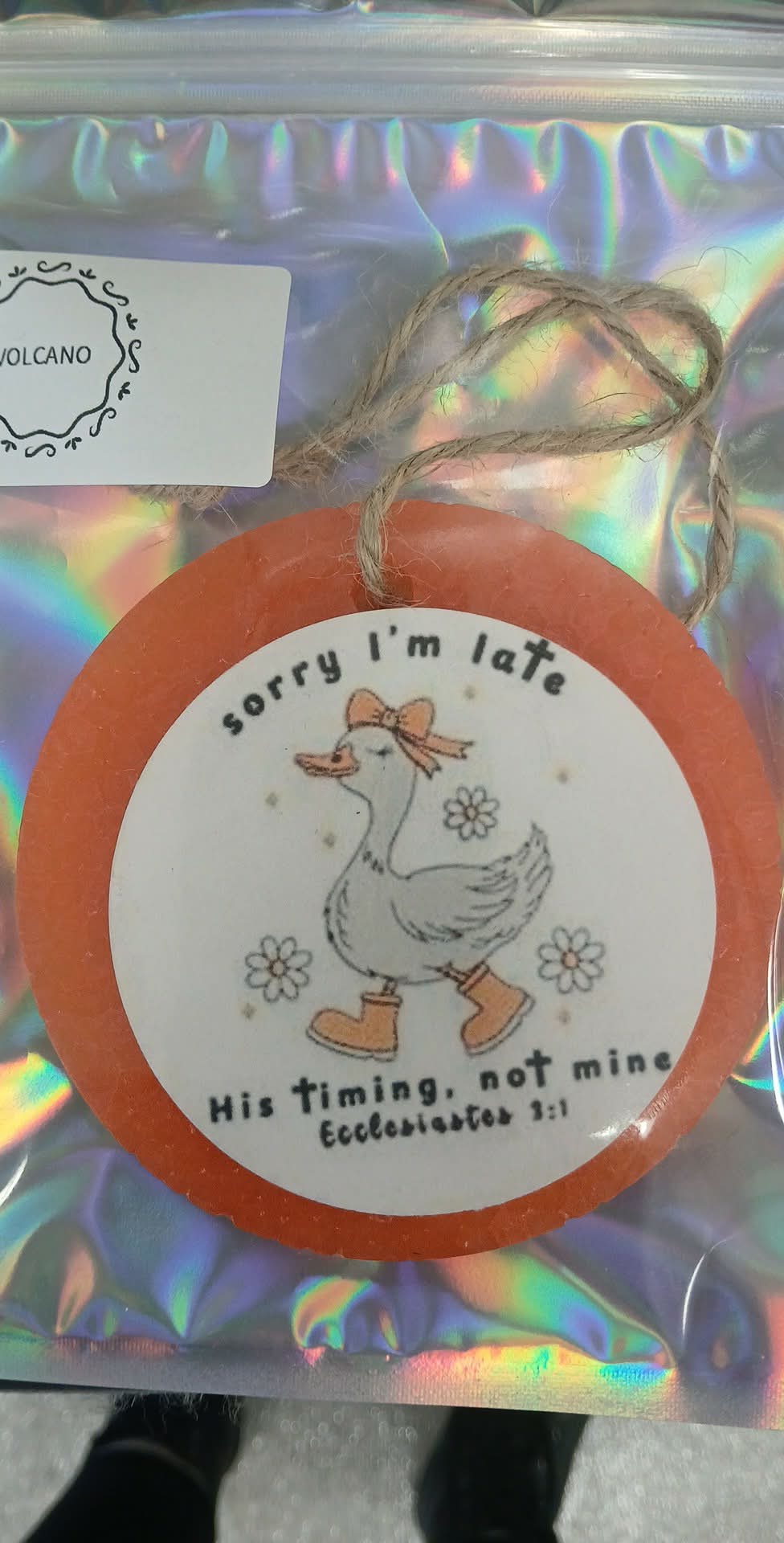 Volcanca Car Freshie Peach