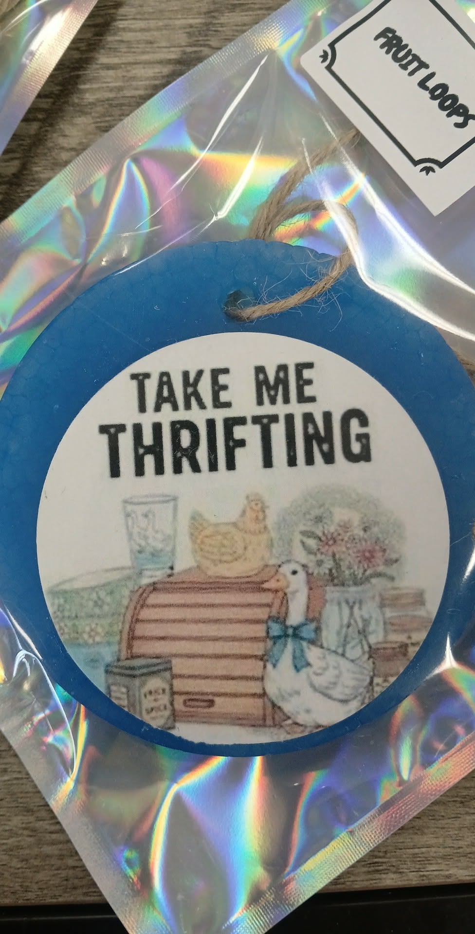 Fruit Loops Car Freshie Blue