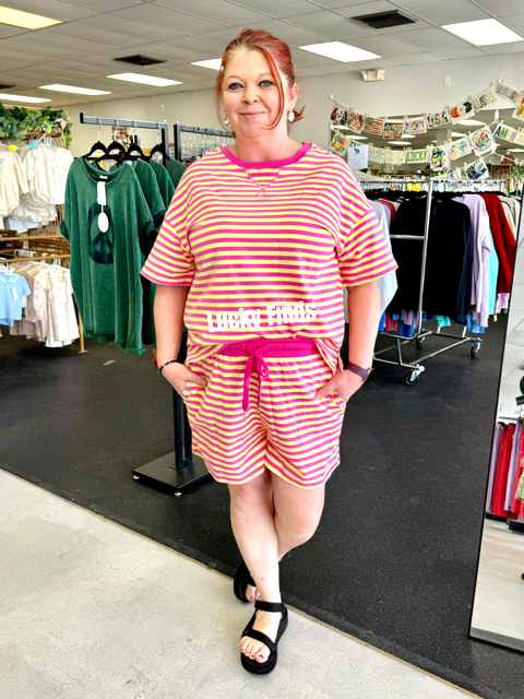 Cabana Striped Shorts Set D1690