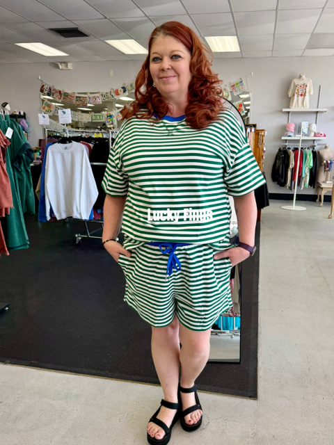 Cabana Striped Shorts Set D1690