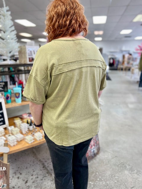 Happy Comfy Curvy Top A256