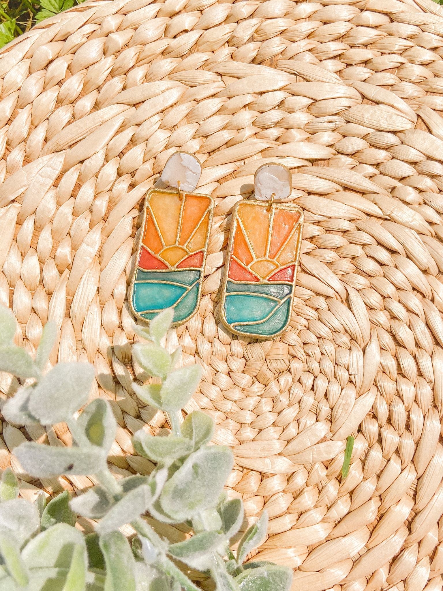 Sunset | Stained Glass | Earrings - 2