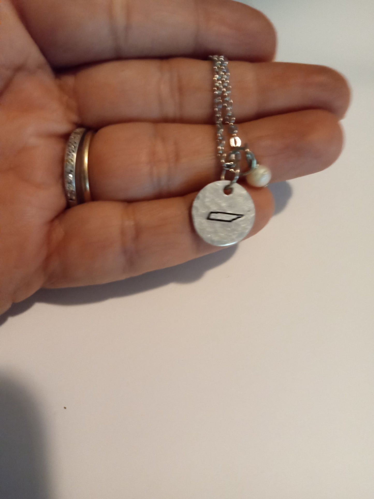 Simple stamped necklaces  - 5