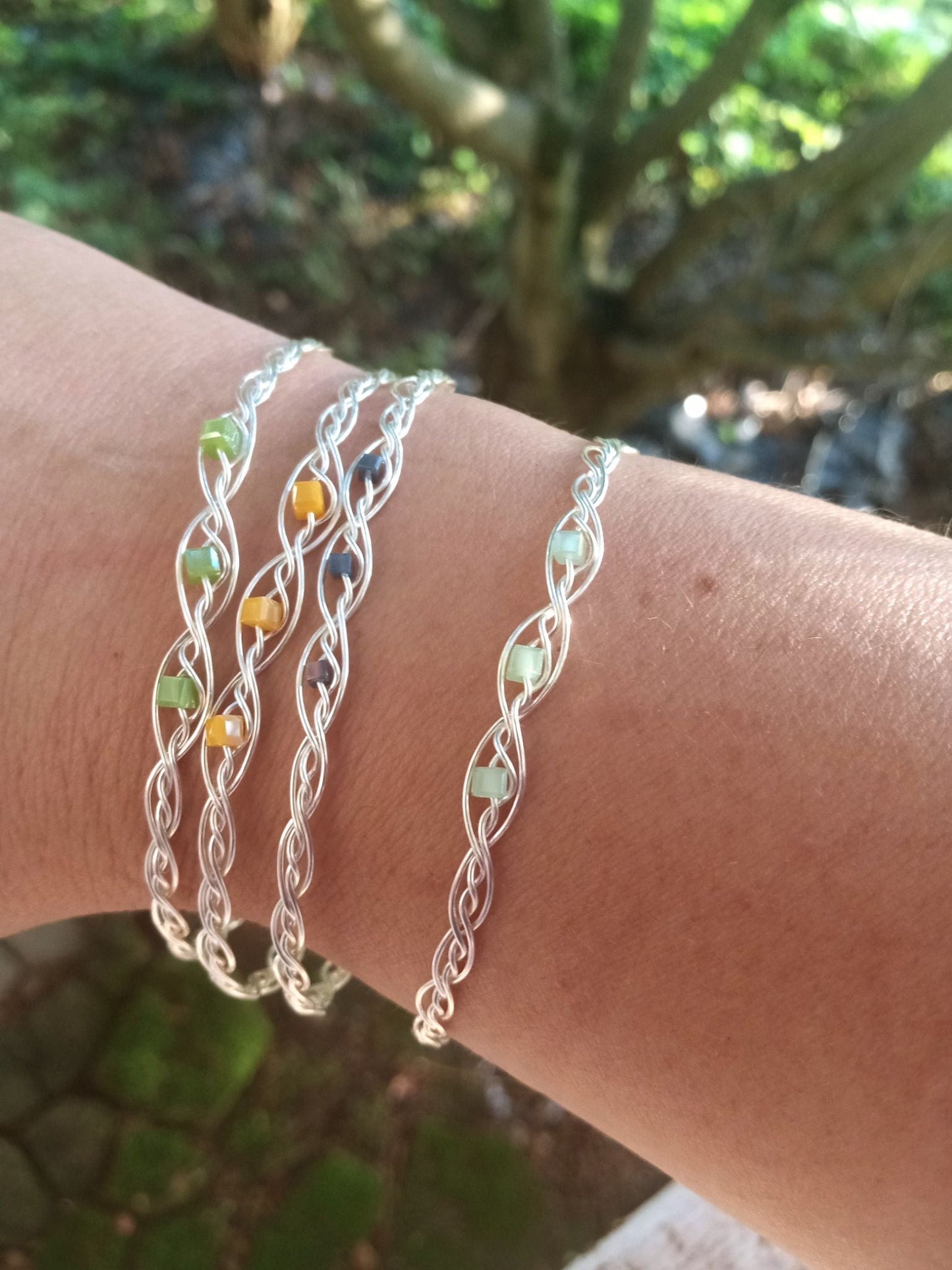 Crystal stack bracelets  - 1