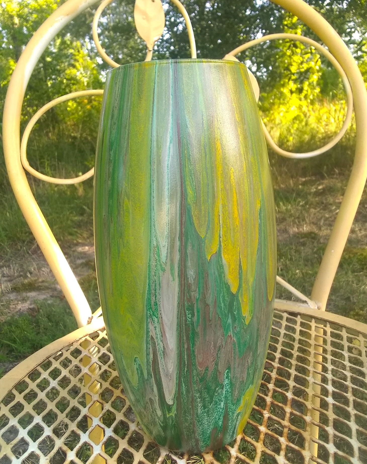 Multi colored vase - 1