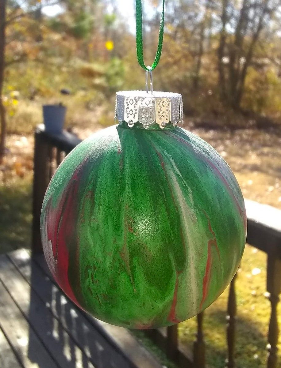 Green ornament box - 1