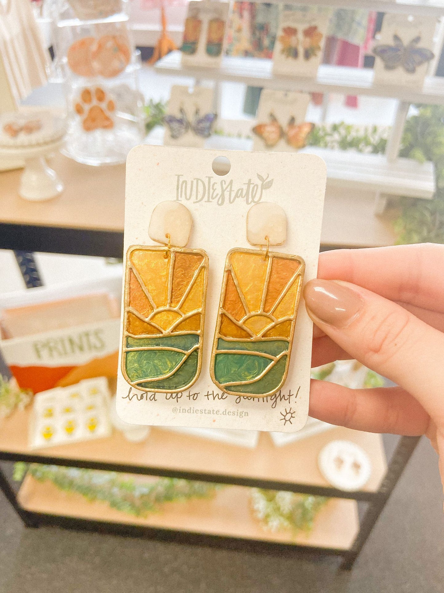 Sunset | Stained Glass | Earrings - 1